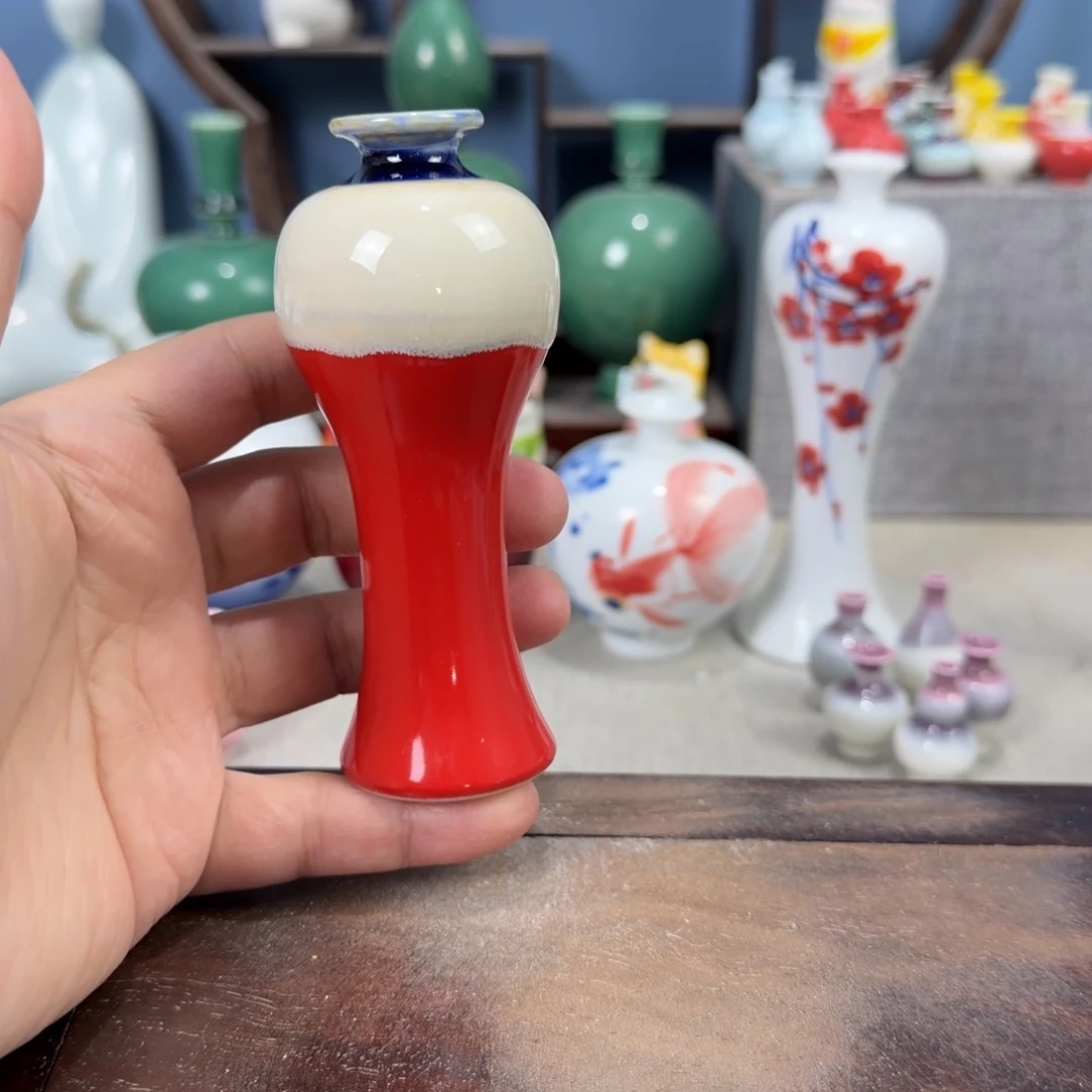 陶瓷手工小花器摆件