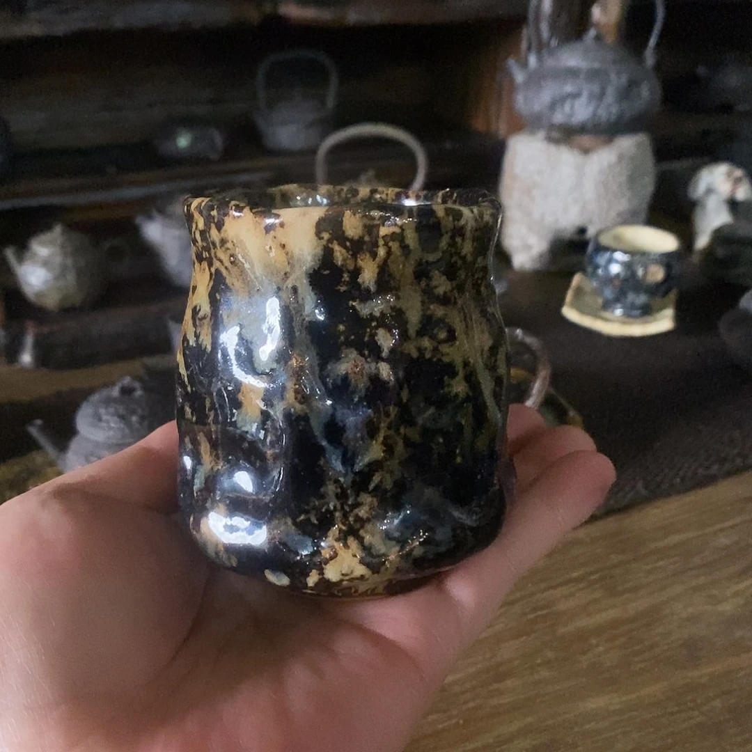 杯手工制作柴烧茶具