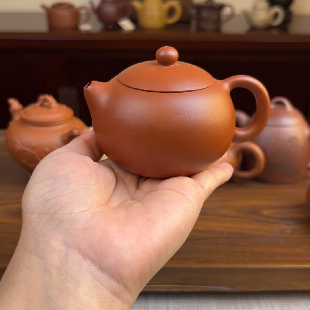 茶壶紫砂朱泥西施瑕品200cc
