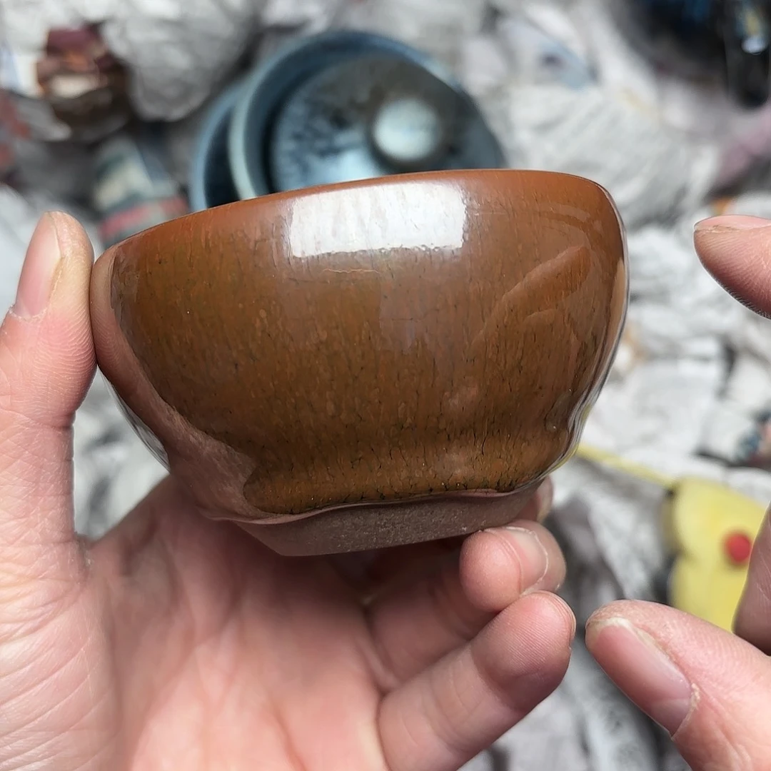 茶盏建盏主人杯一只微瑕