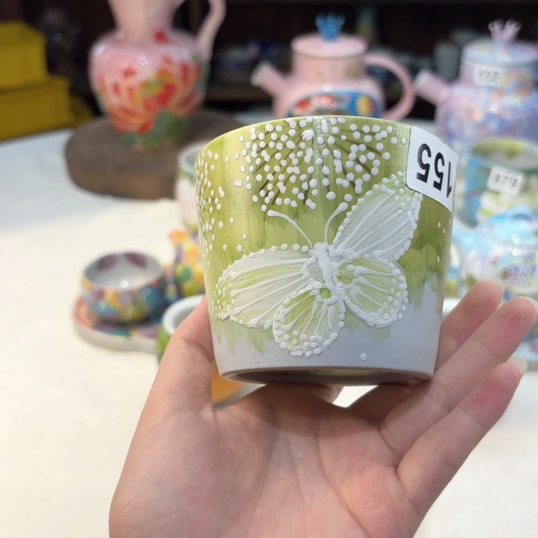景德镇手绘高温釉下彩陶瓷茶具