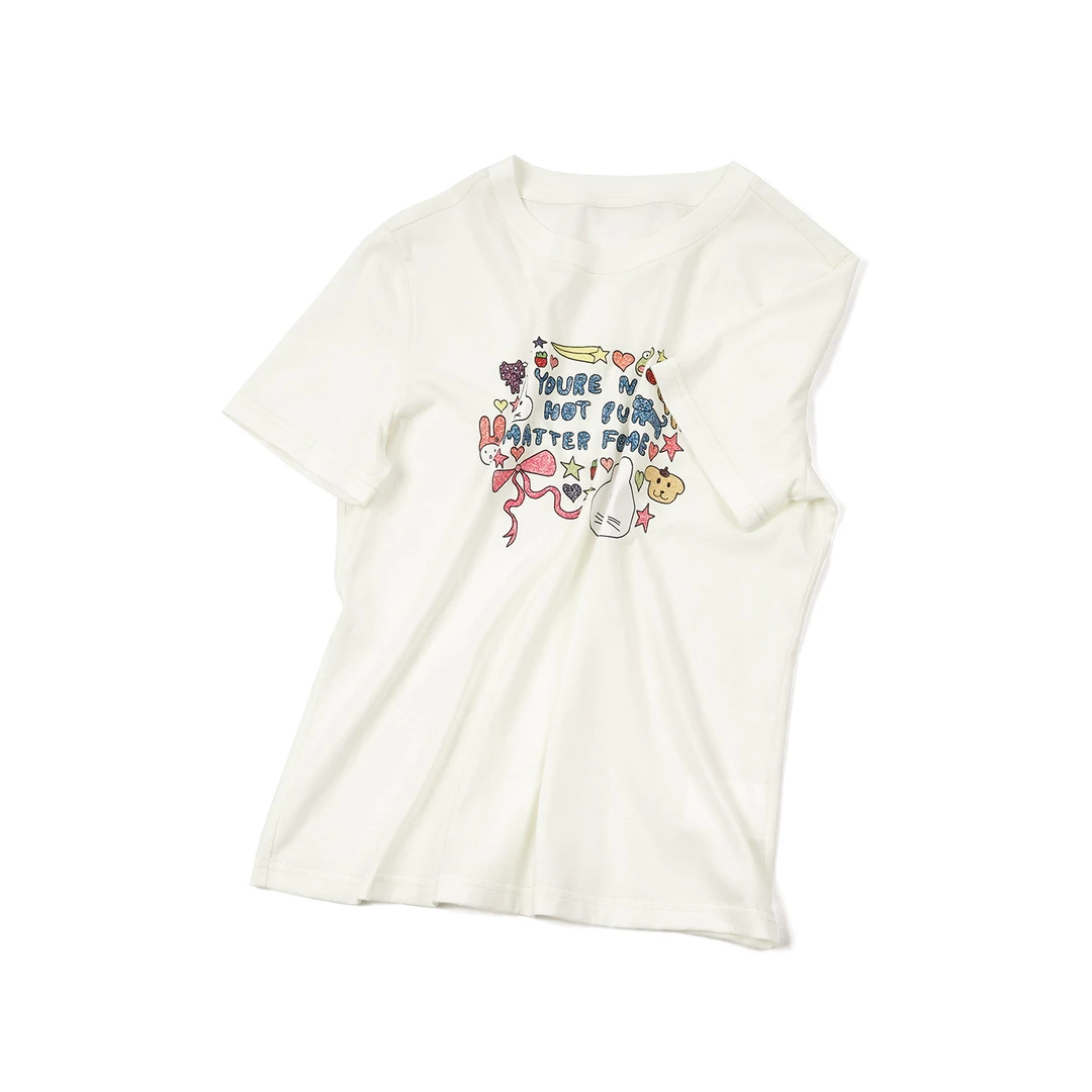 林肉肉【卡通字母短袖】TXCL52055