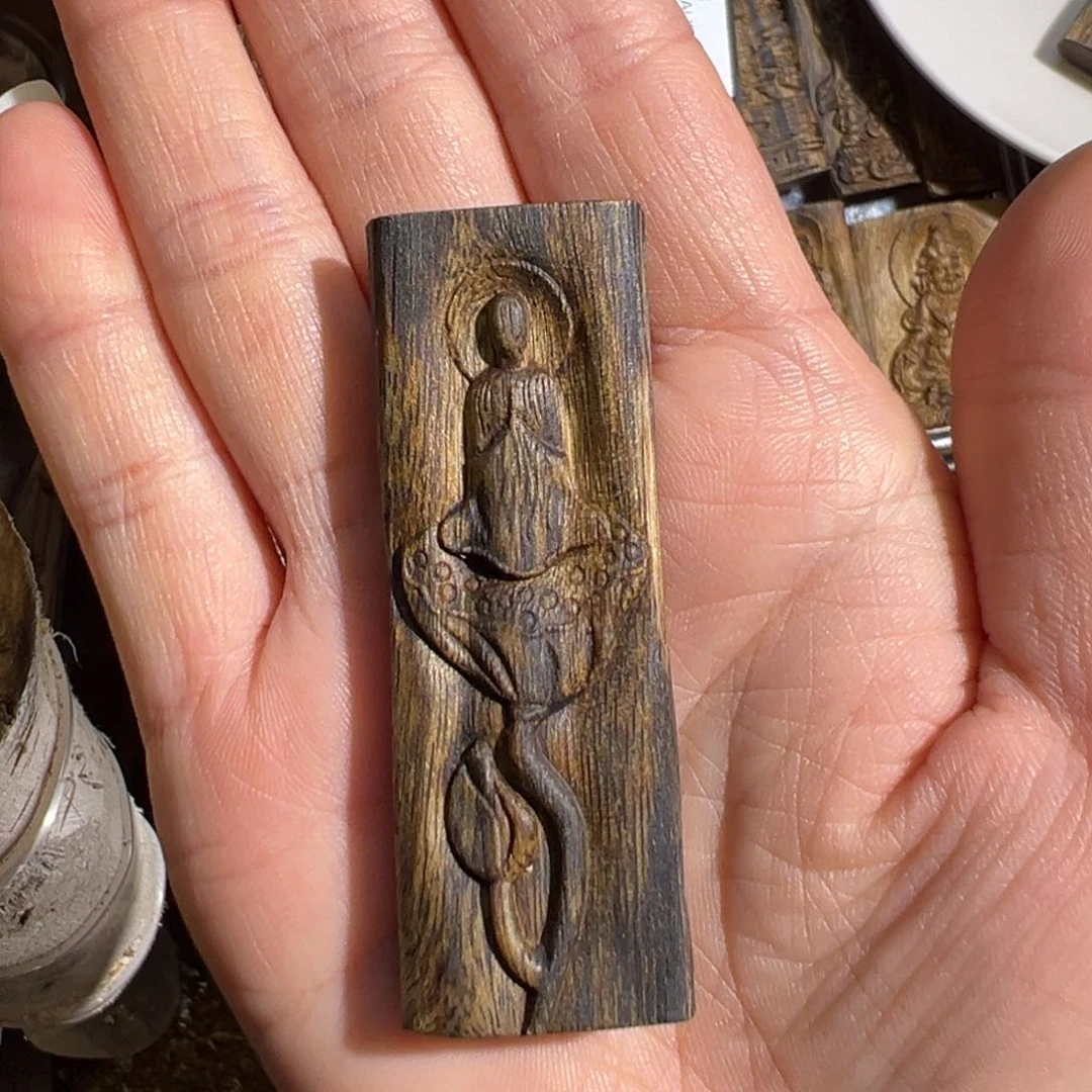 沉香吊坠白棋楠吊坠雕刻8.5克