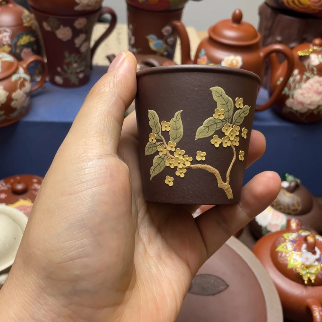 茶杯紫泥紫砂主人杯100cc