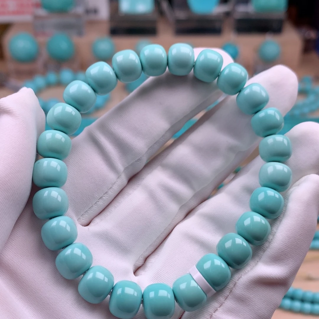 绿松石未镶嵌珠宝奇石8.7mm