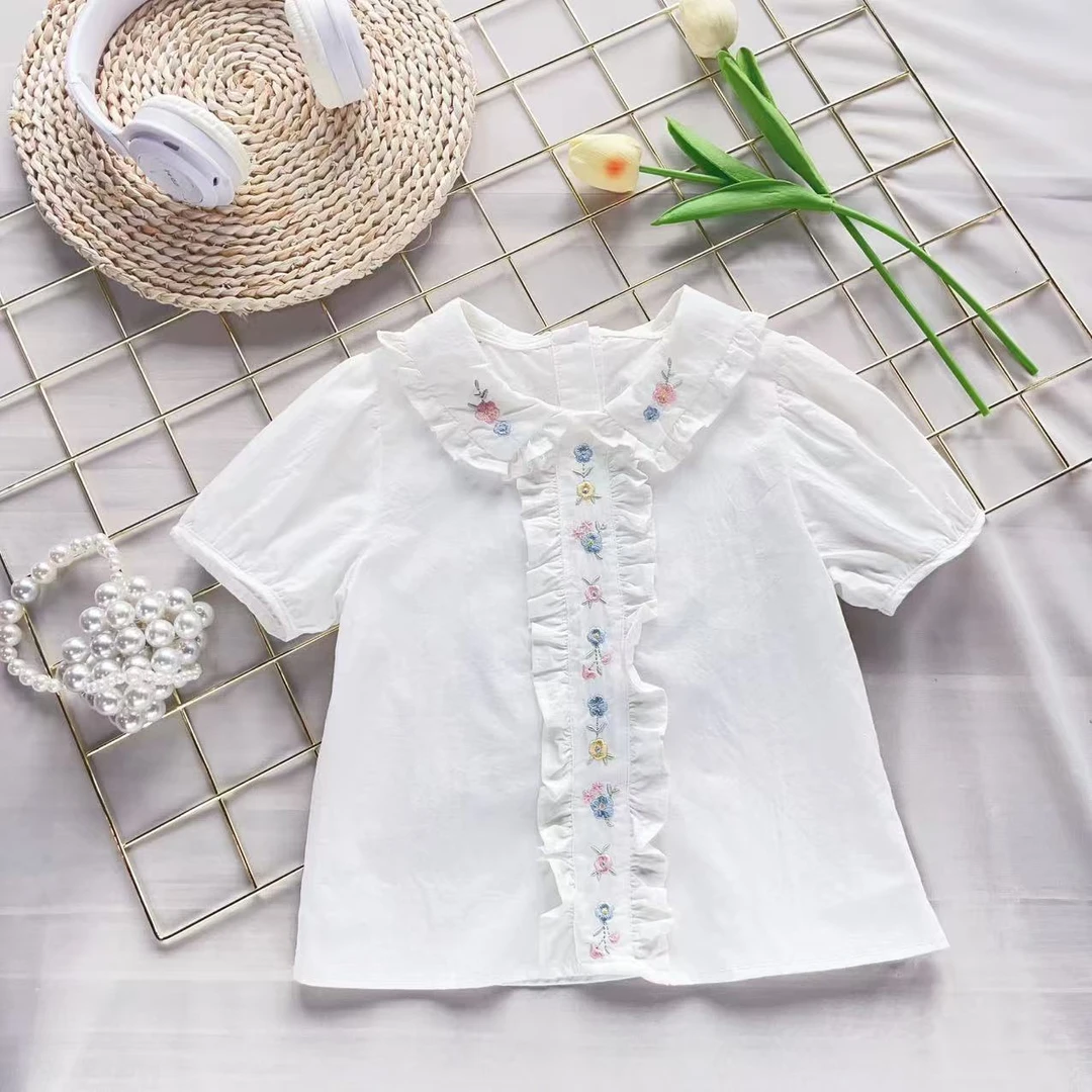 【柔光铃兰】Z155新品2025女宝夏季新款衬衫百搭洋气