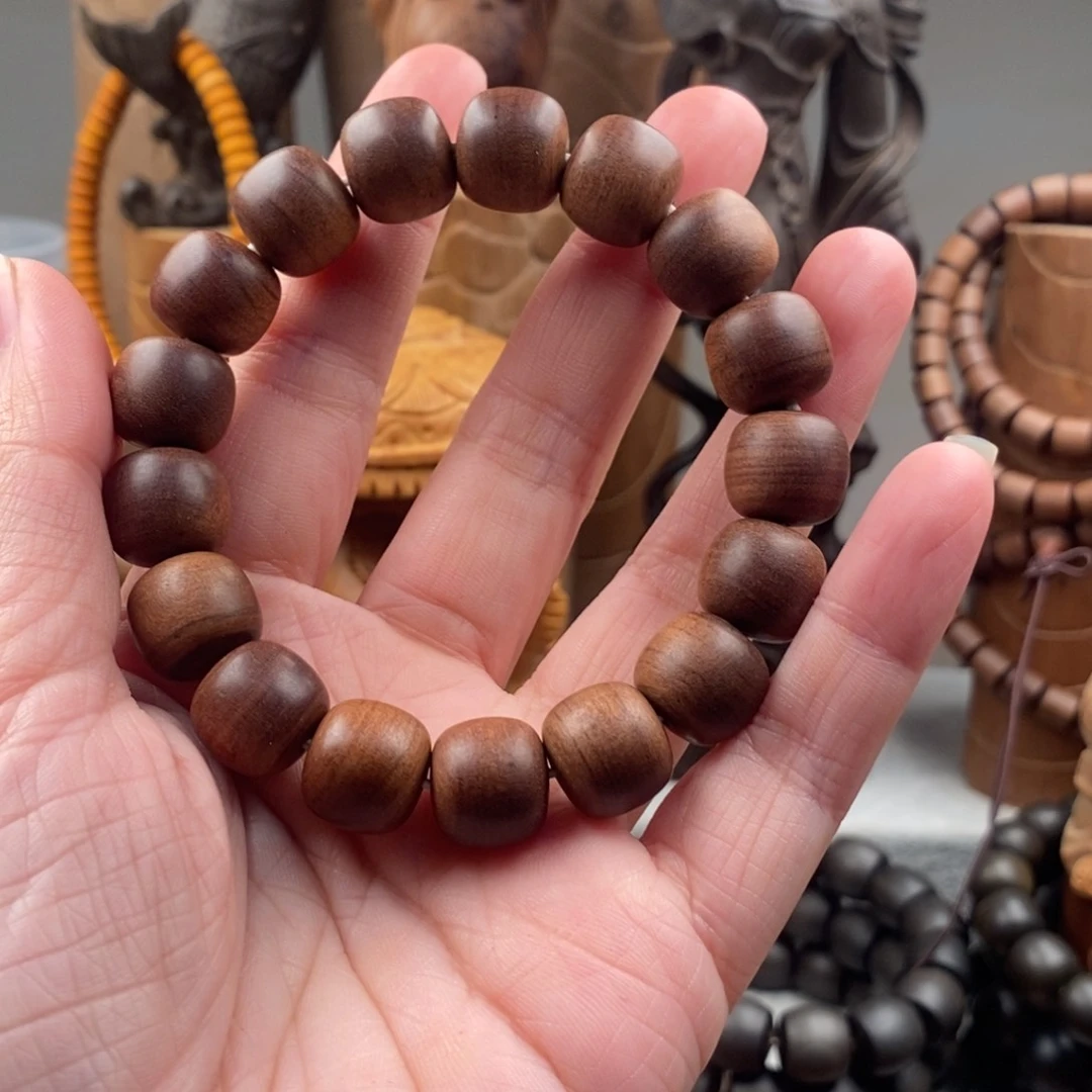 檀香木手串/手链1213老型单圈焦糖