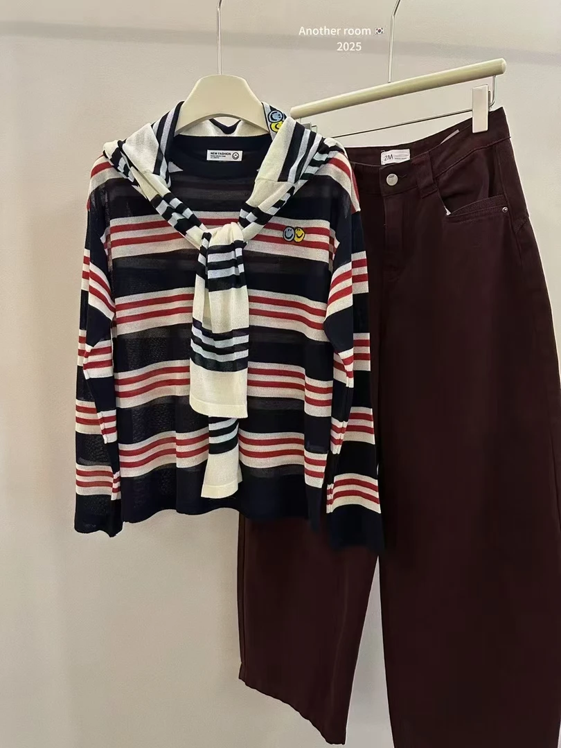 【孤品】春夏秋冬濮院羊绒羊毛衫上衣刺绣网红毛针织衫女百搭减龄