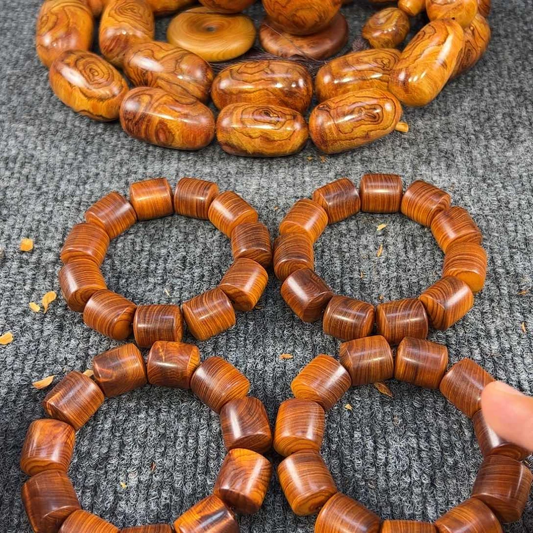 崖柏20特挡黑油骨料桶珠