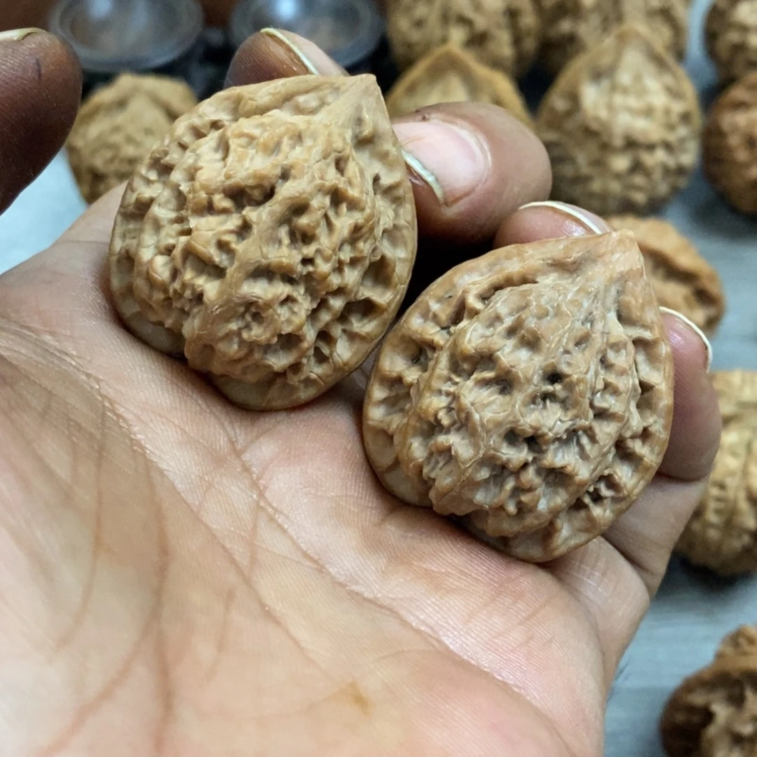 吊坠文玩核桃野麻32有修