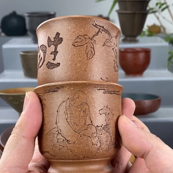 宜兴紫砂手工主人杯