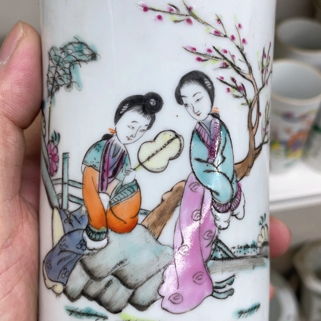 摆件手绘陶瓷作品欣赏