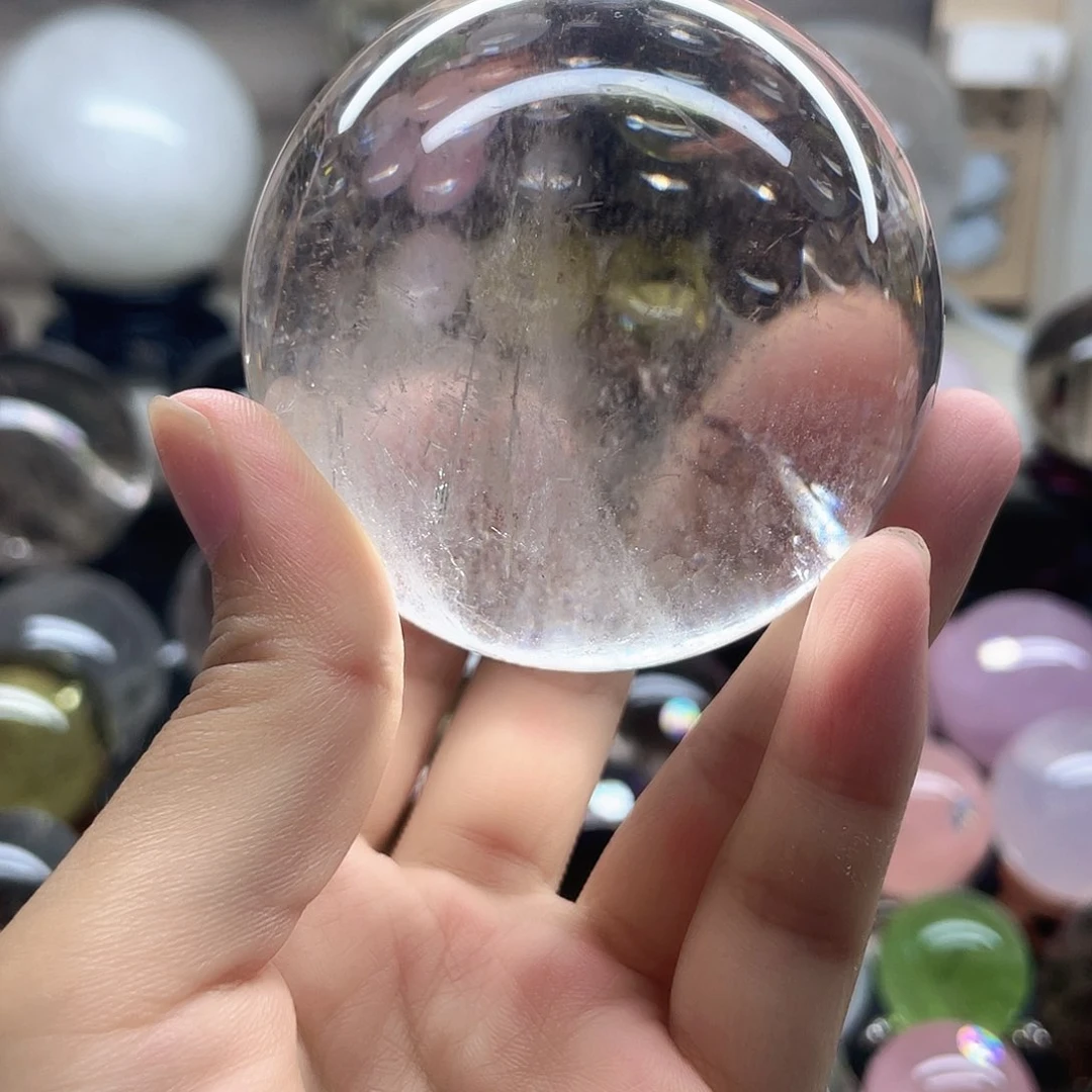 水晶珠宝半成品未镶嵌白水晶卡7A97