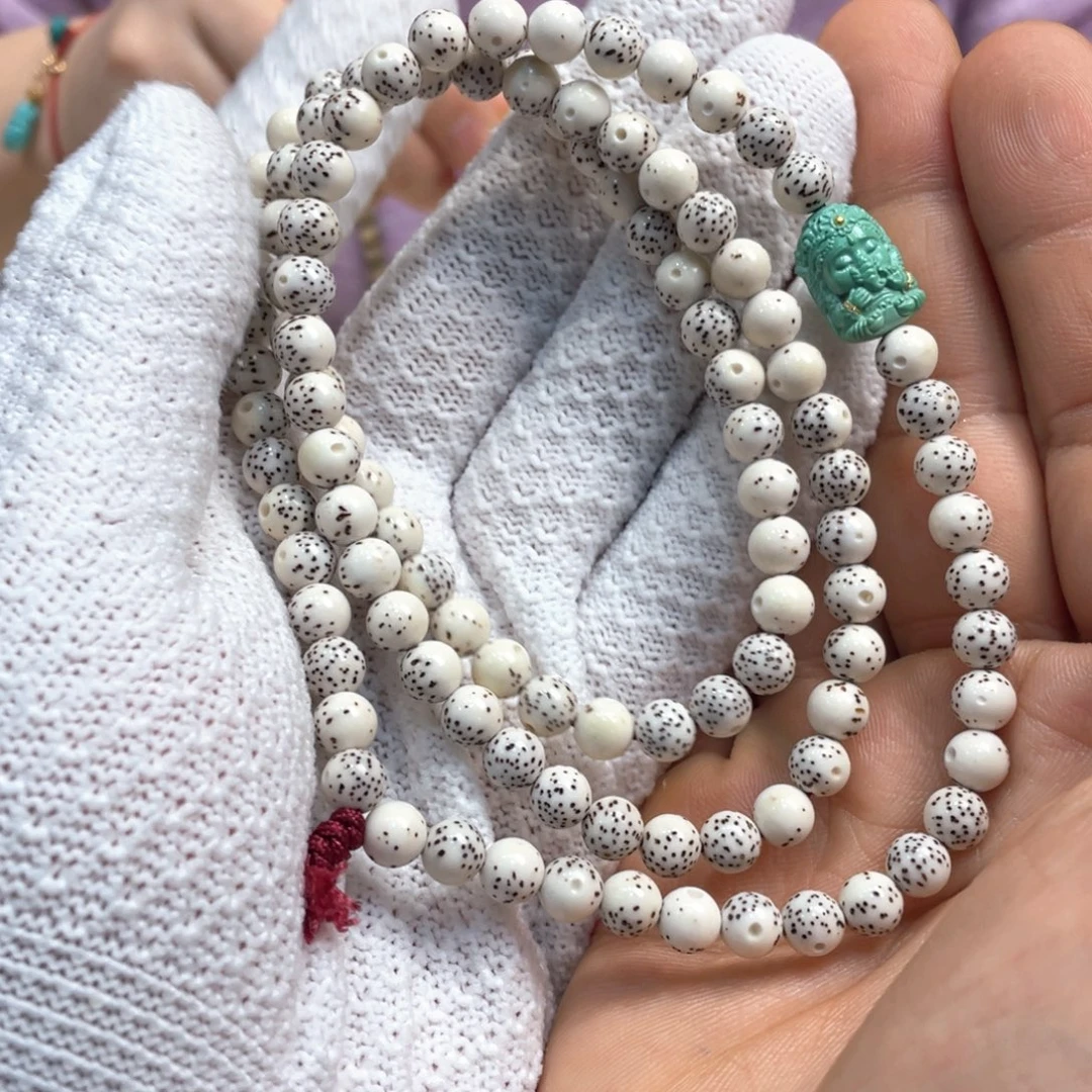 手串星月菩提超半壁大留白原生态圆珠