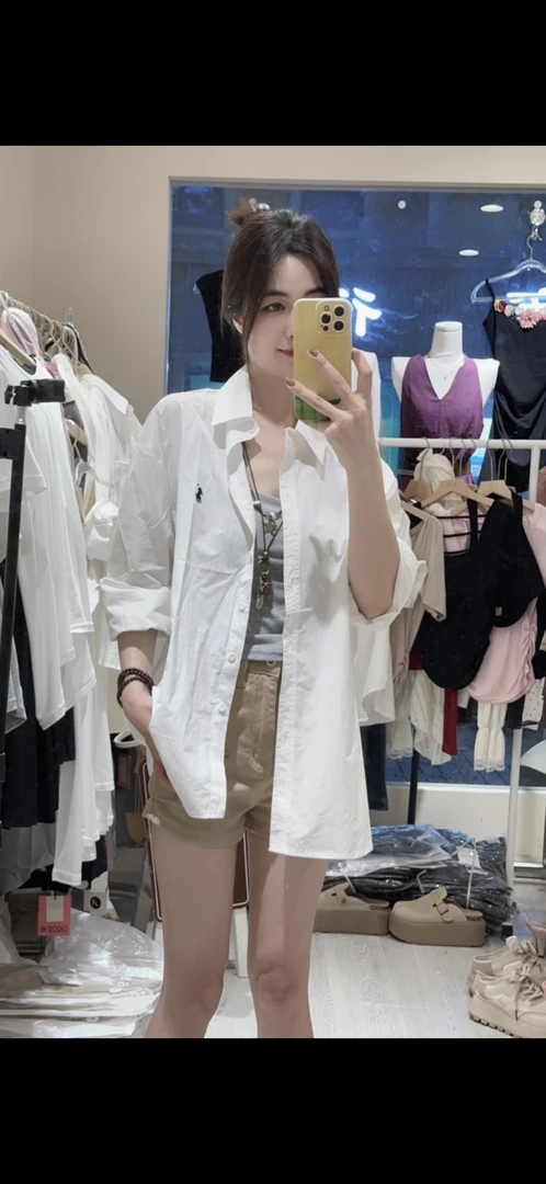 美式辣妹斜肩ins短袖T恤巨好看的设计感内搭宽松衬衫露肩上衣夏季