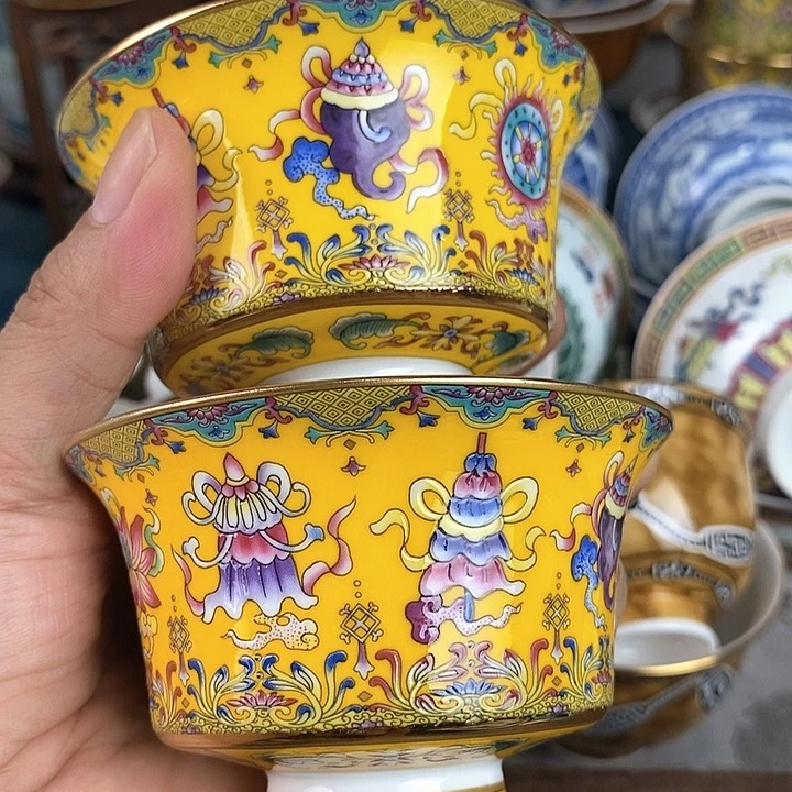 景德镇陶瓷藏式茶碗