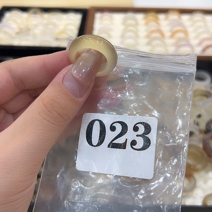 玛瑙/玉髓合金戒指23港12