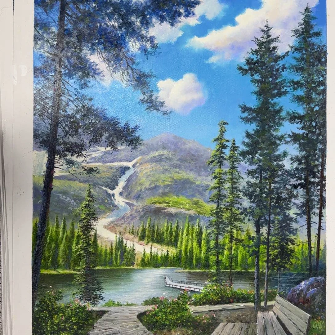 油画加油加油努力