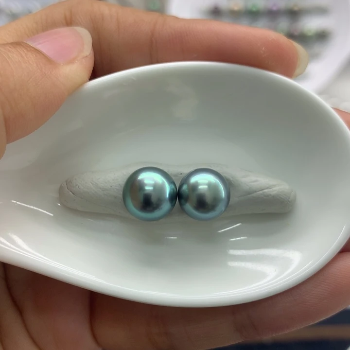 海水珍珠裸珠天空蓝