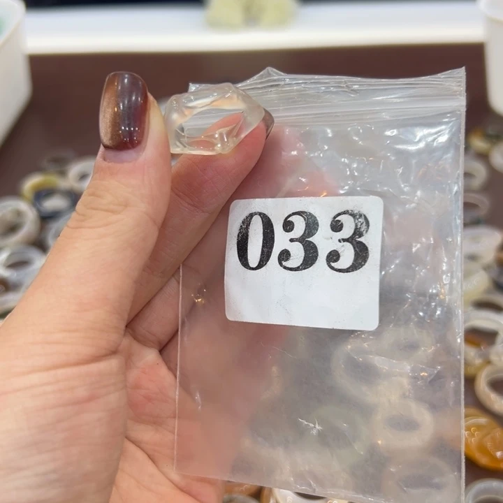 玛瑙/玉髓合金戒指33港12