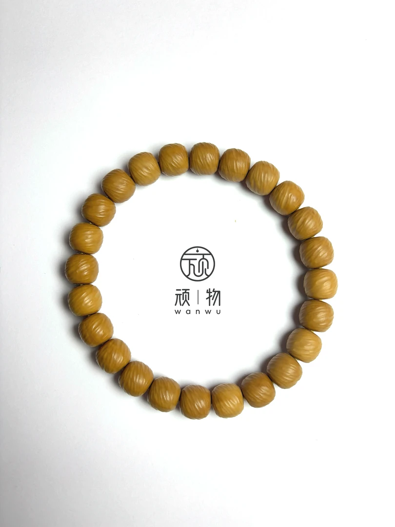 【顽物】 全品哑光云锦猴头手串无暇无封口线