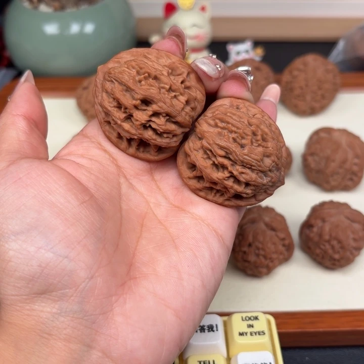 把件文玩核桃虎头40