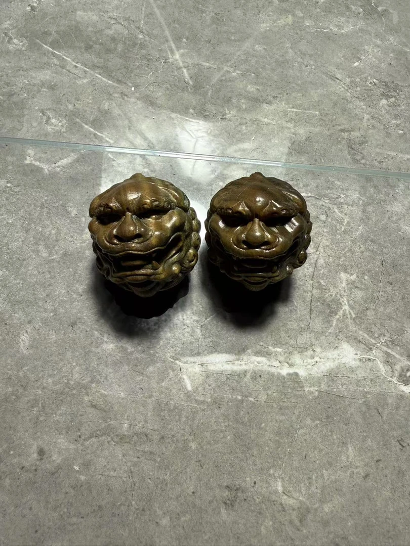 滕厂长推荐绿狮子头把玩件