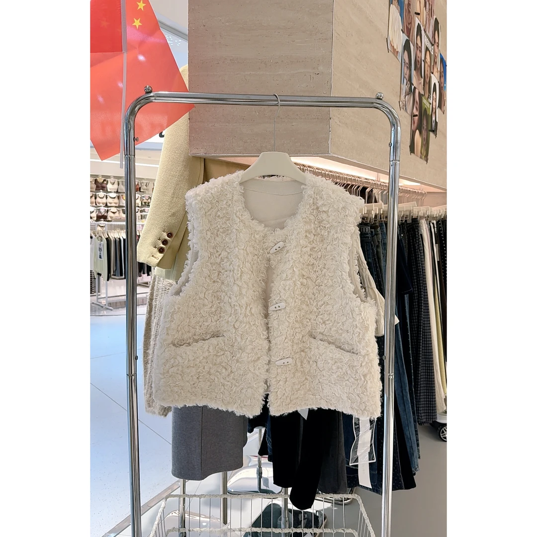 7209卷卷毛马甲，