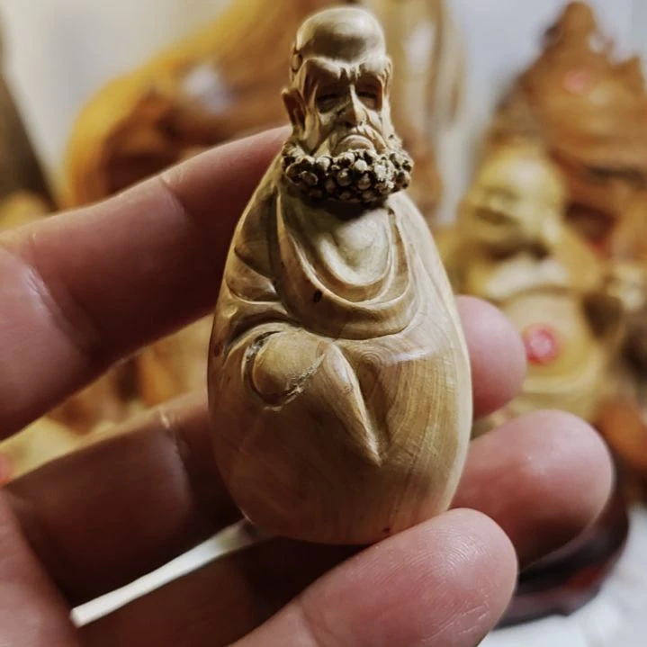 柏木糖心王化料达摩手把件