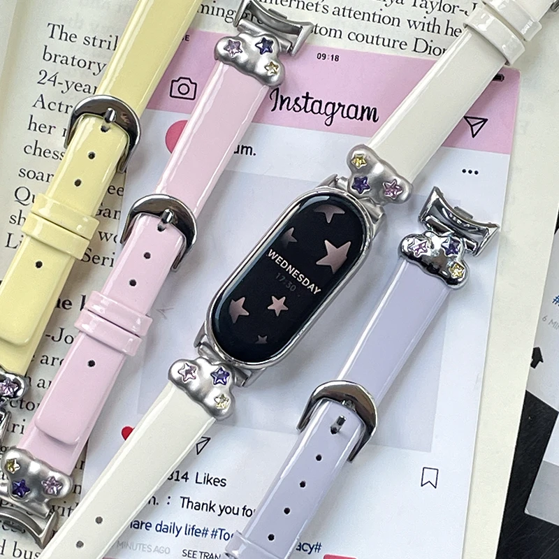 适用小米手环10表带云朵9/8夏天7保护壳6/5/4/3套NFC版腕带配件