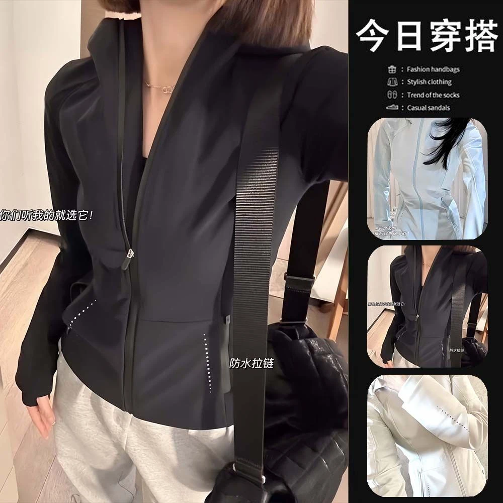 韩版气质黑色冲锋衣外套女装2025秋冬新款休闲百搭连帽夹克短上衣