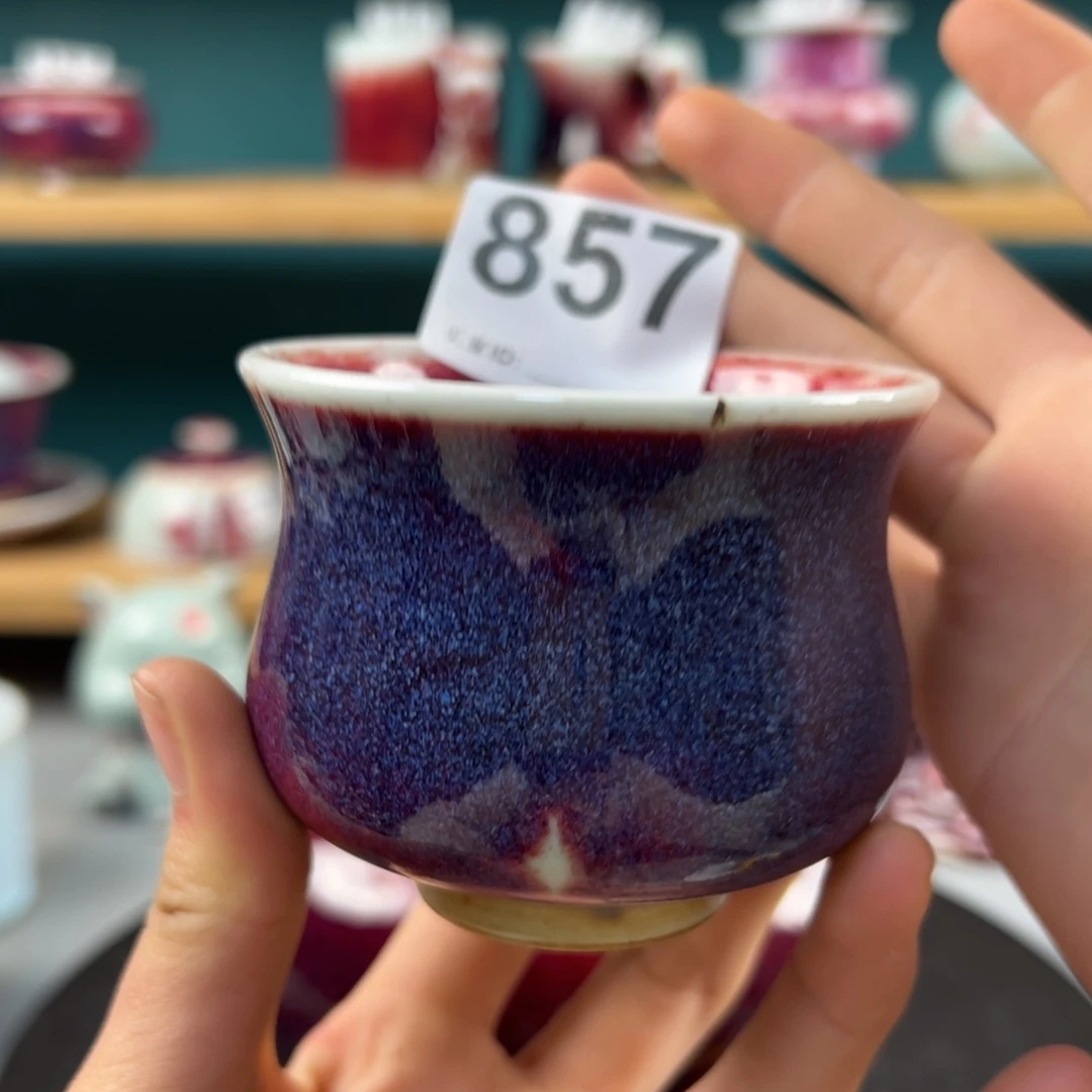 瓷片微瑕主人杯纯手工