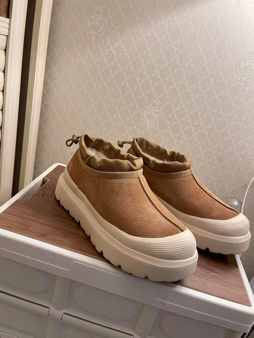 桑坡2025冬季新款王一博雪地靴加厚保暖防滑舒适百搭增高雪地