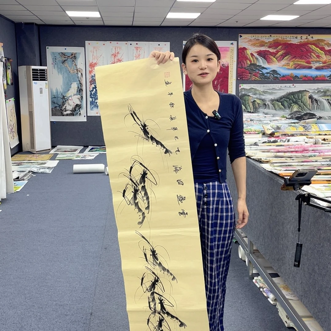 国画作品小姐姐放漏…