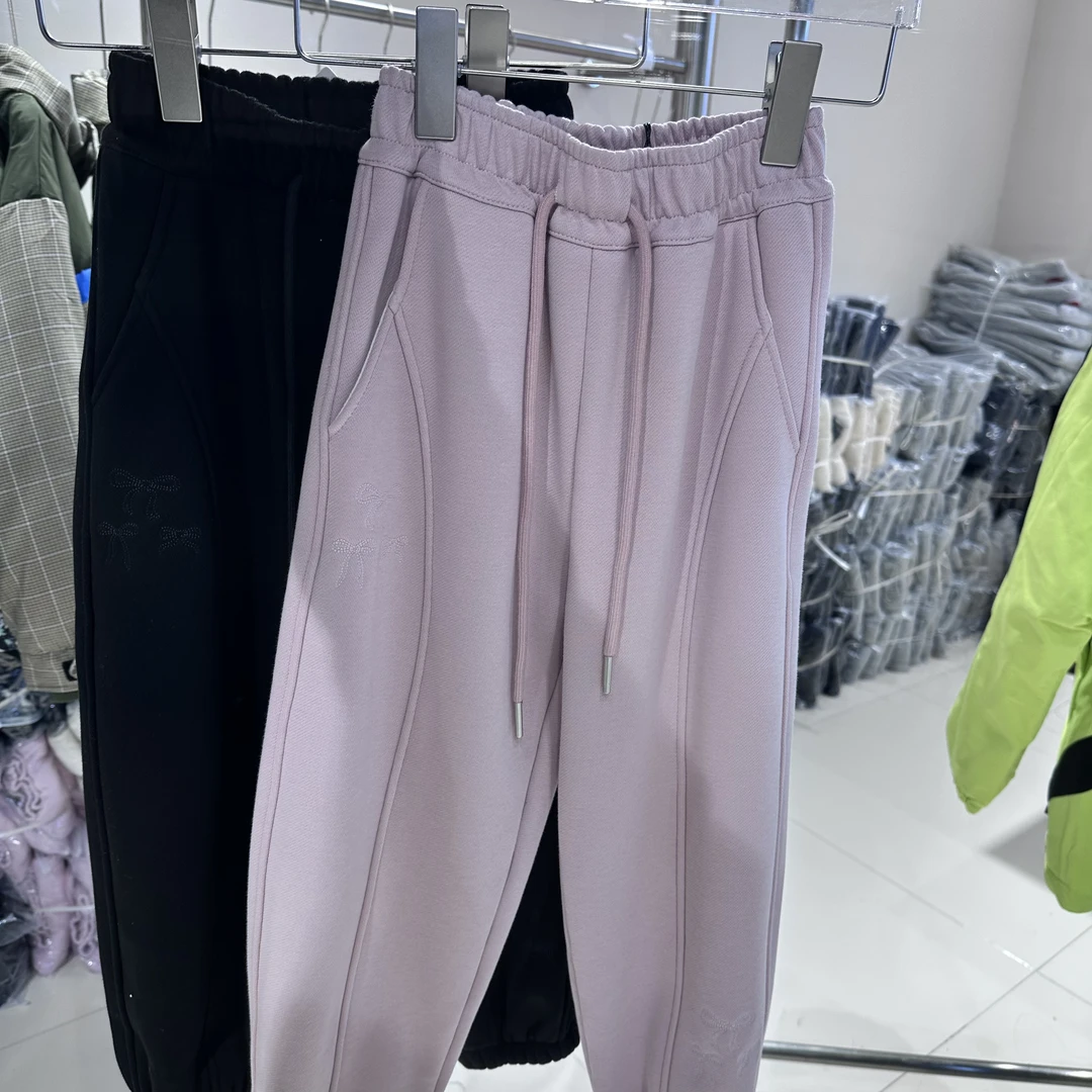 【9233】冬季新款！加绒休闲裤