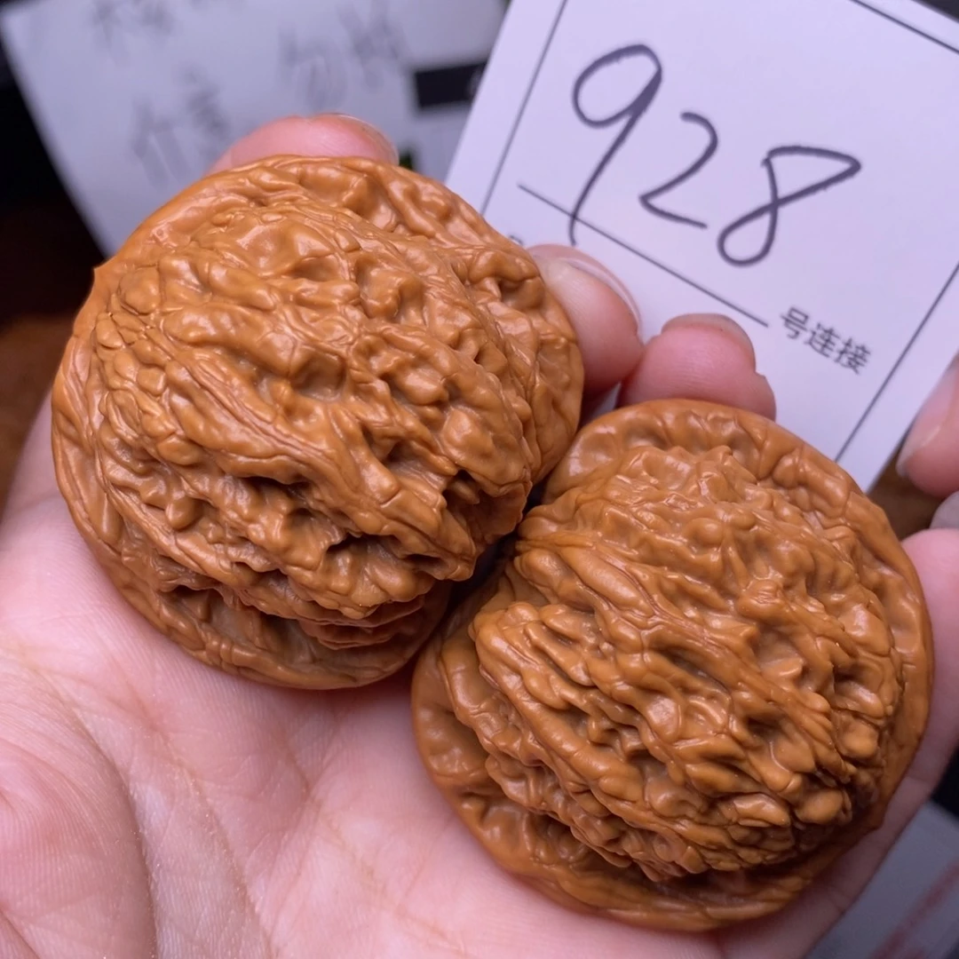 文玩核桃把件928虎头4.5