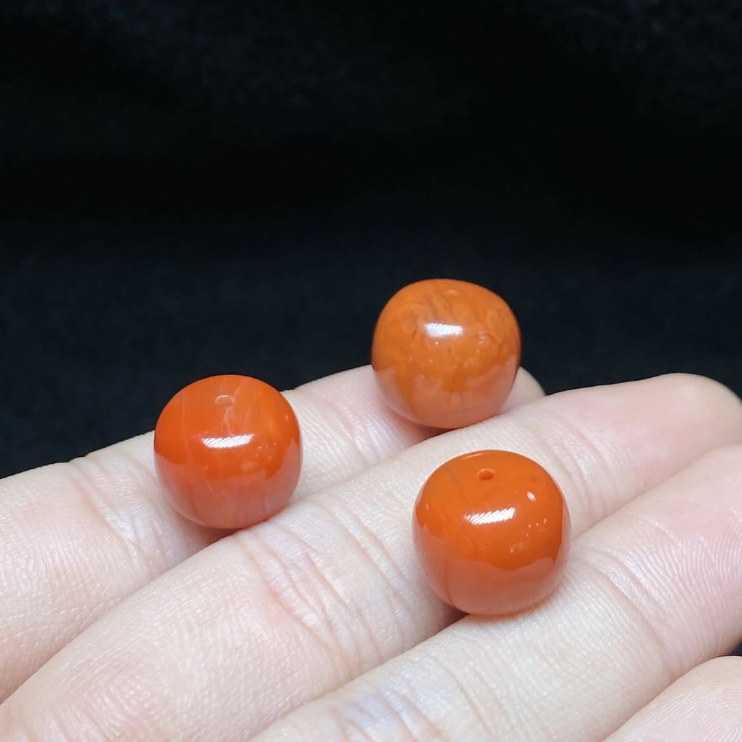 【云上好物】南红单珠吊坠-多样性发一件-10x12mm-DS15493（甄选）