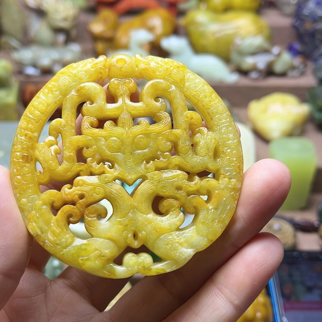 白玉菩提吊坠118。。