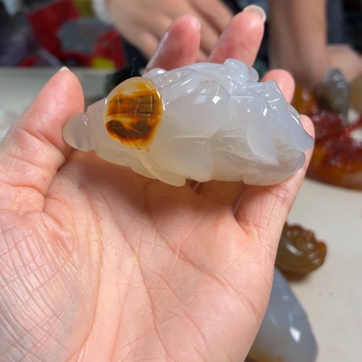玛瑙/玉髓未镶嵌吊坠(不含链)