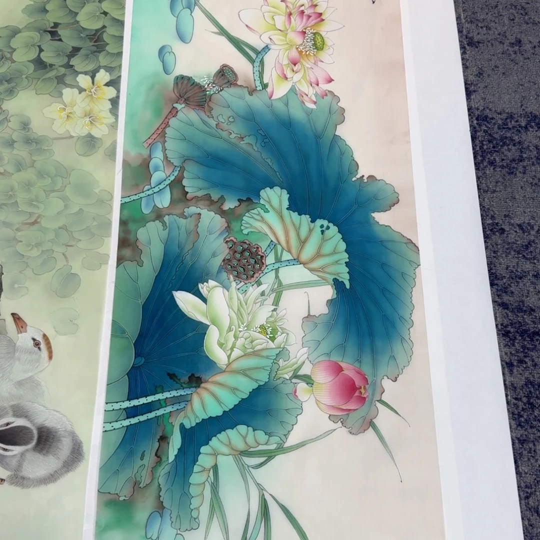 牧***辰国画国画作品山水花鸟纯手绘