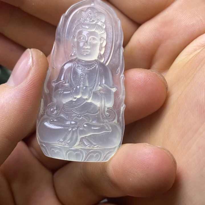 岫玉岫玉挂件未镶嵌慧*