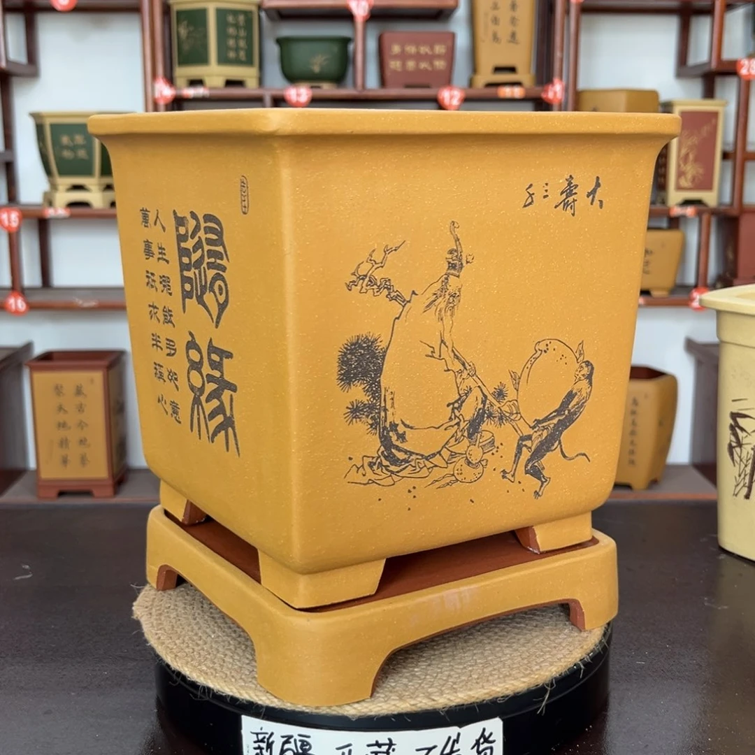 紫砂花盆紫砂花盆