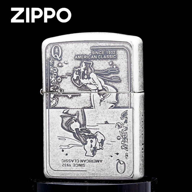 ZIPPO打火机正品/古银盔甲系列风中女郎风女经典 【凯亚1】DYJ1