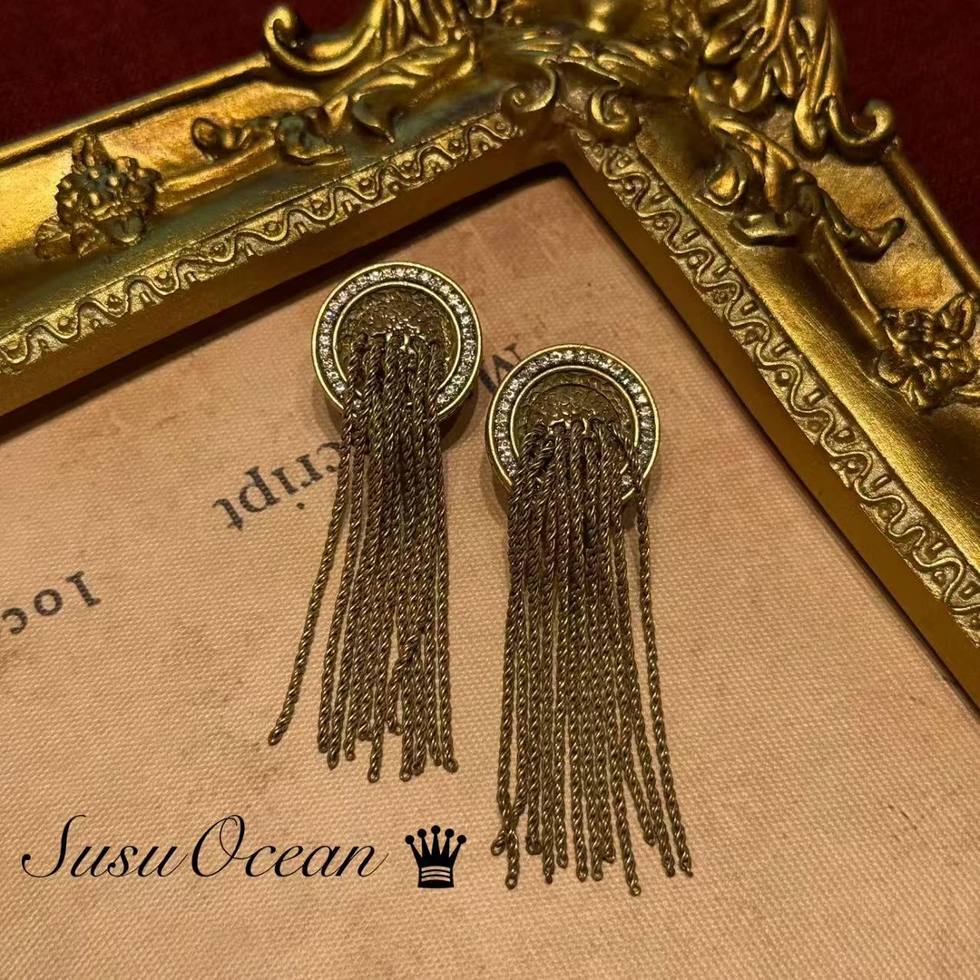 铜合金仿水晶耳饰 【1291】经典珍藏SusuOcean