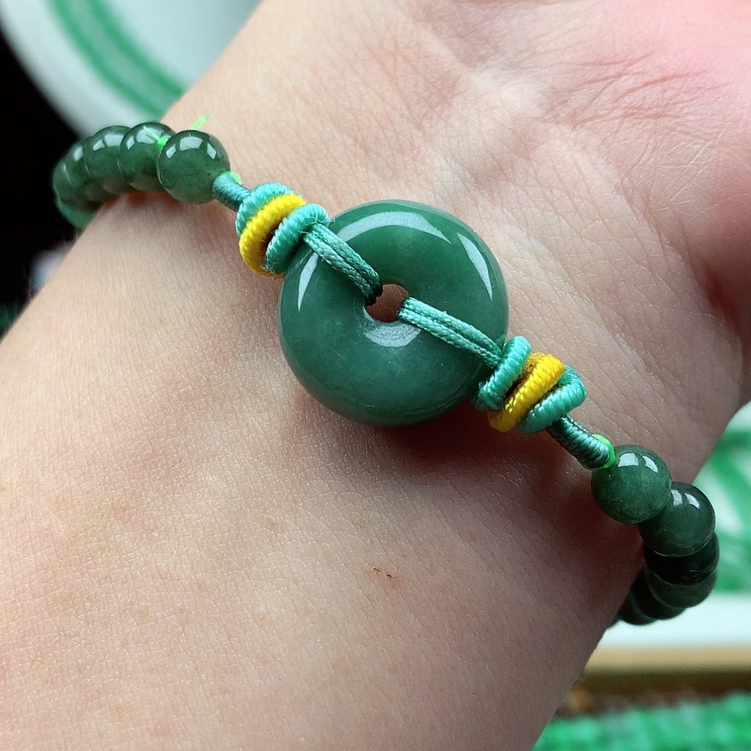 未镶嵌手链翡翠翡翠