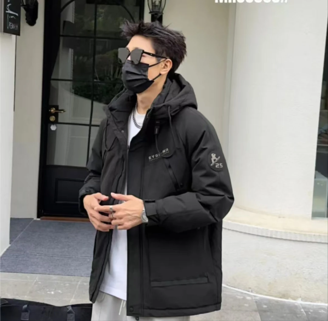 MR88505--【剪标】25年新款滑雪人户外冲锋连帽工装外套