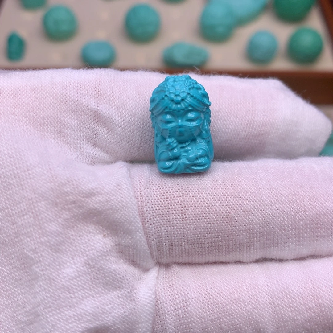 原生态散珠配珠扎基拉姆蓝色卡11.3