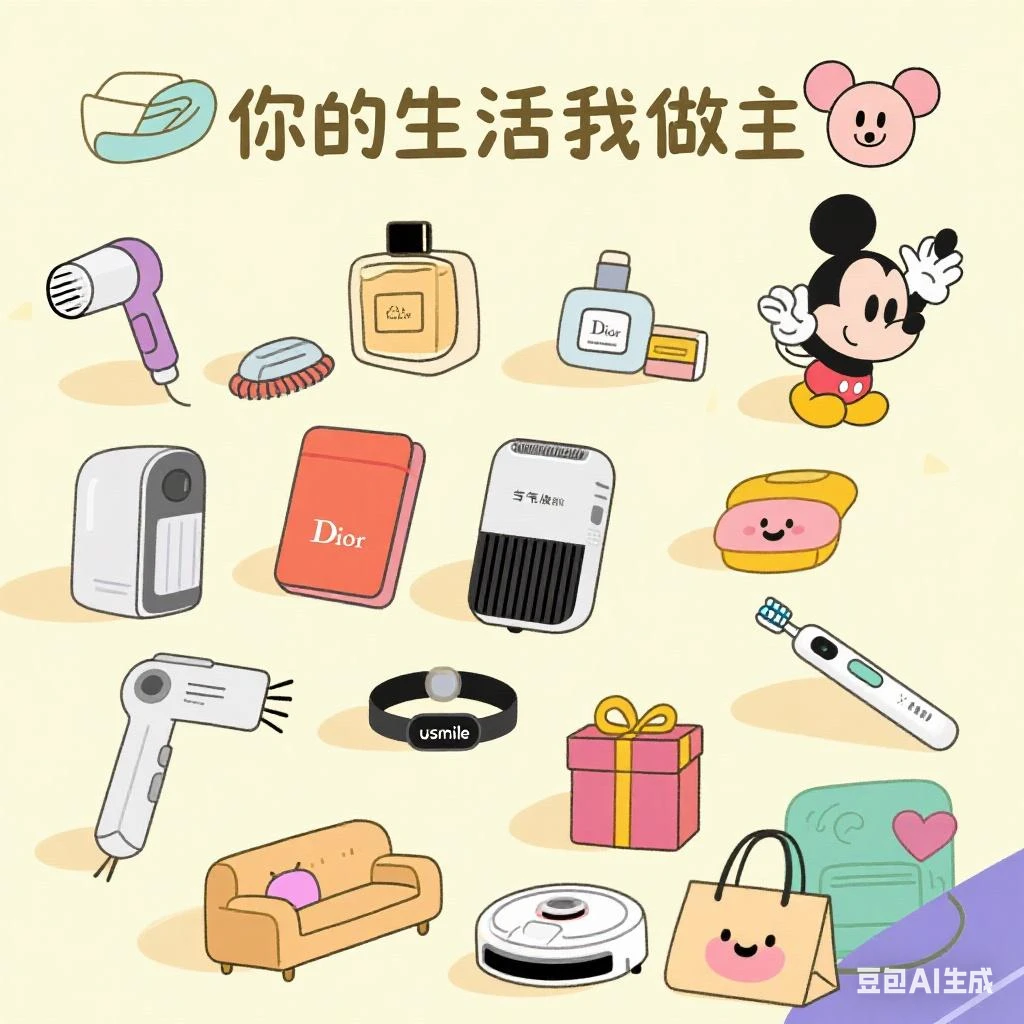 （掌柜潮玩）你的生活我做主乐园盲盒挂件