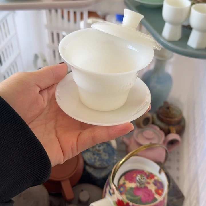 微瑕陶瓷茶具茶杯茶壶