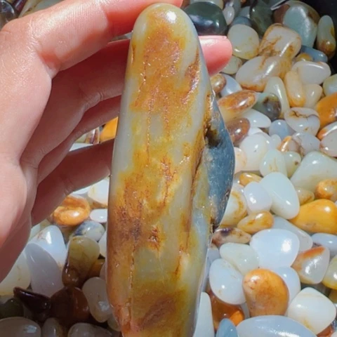 和田玉未镶嵌颈饰99克